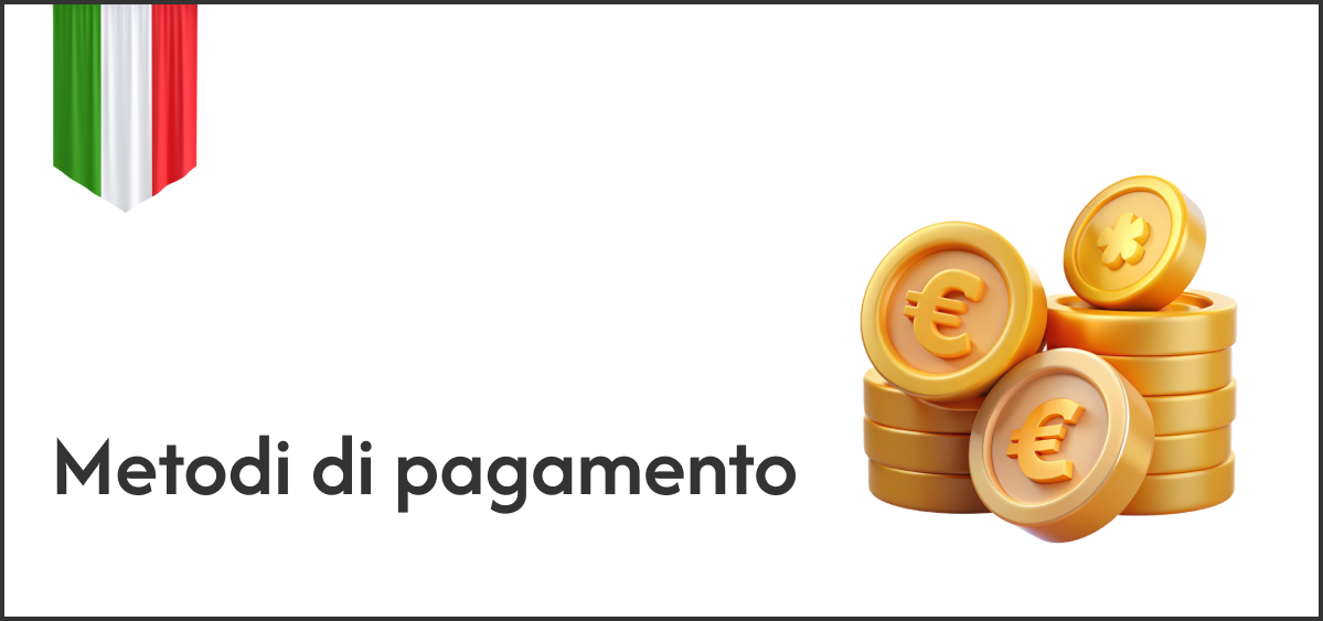 Metodi di pagamento nei casinò non AAMS - solitamente i casinò accettano tutti i pagamenti italiani più diffusi